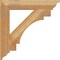 Ekena Millwork Merced Traditional Rough Sawn Bracket, Western Red Cedar, 4"W x 26"D x 26"H BKT04X26X26MRC01RWR - alternate 3
